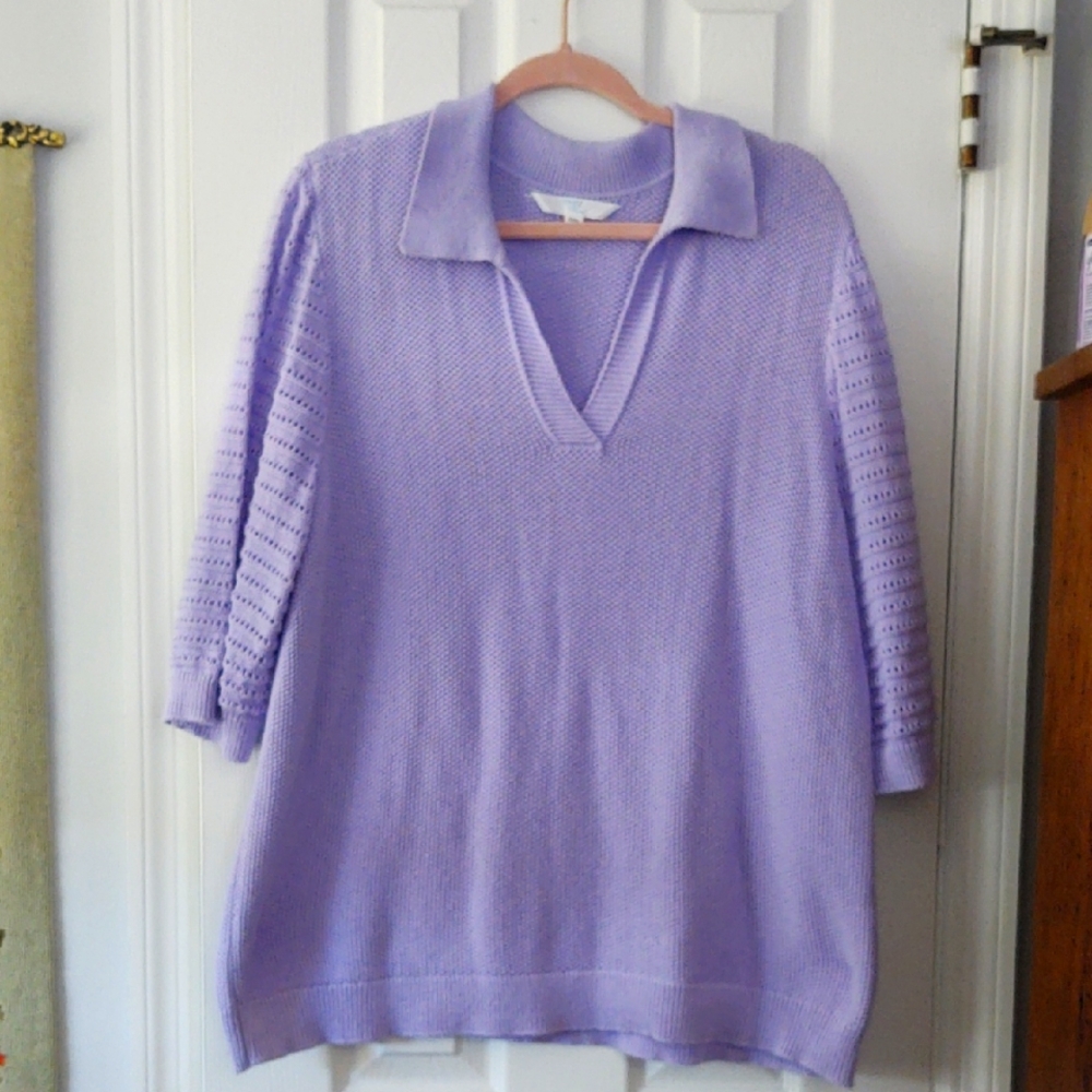 Lavender Women's Sweater Sz XXXL